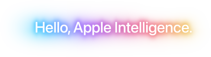 Apple intelligence logo