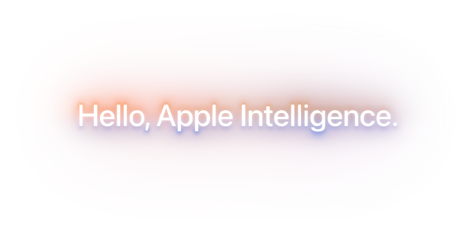 Apple intelligence logo