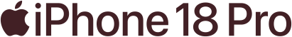Apple iPhone 18 Pro logo