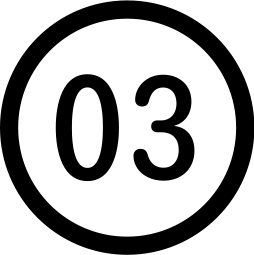 Apple icon of numbers 03