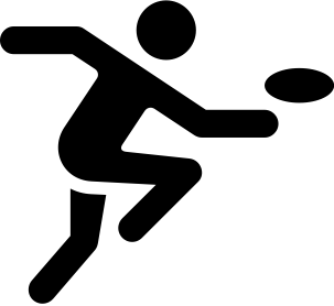 Apple icon of person using a discus