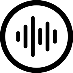 Apple icon of Audio waveform