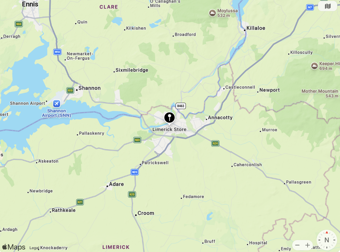 Photo of the inside of Limerick Select branch