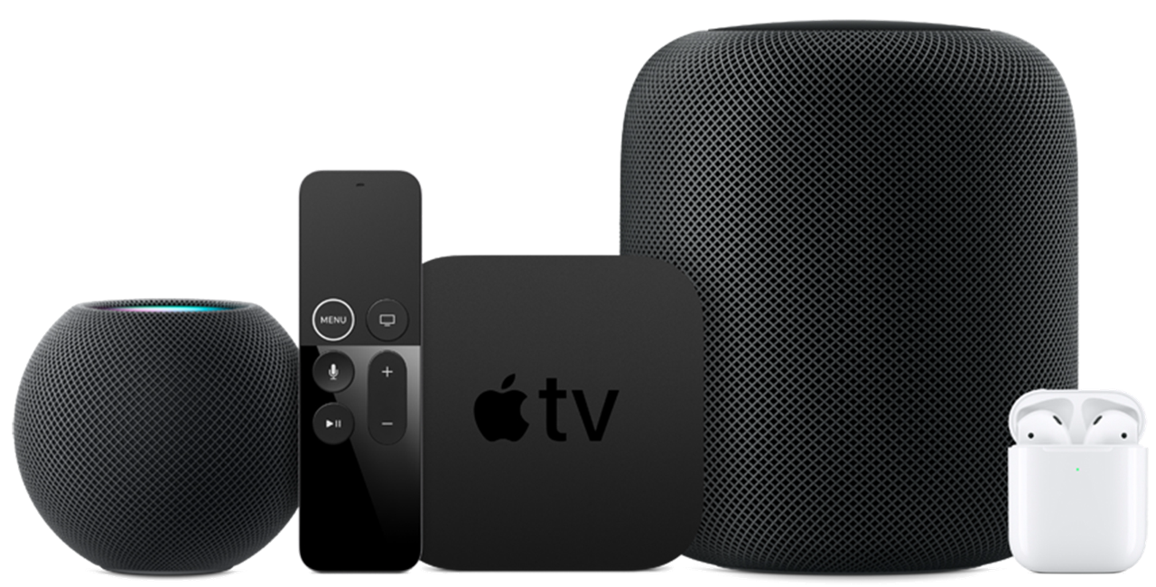 Apple AirPods, HomePod, HomePod mini and Apple TV