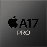 Apple A17 silicon chip logo